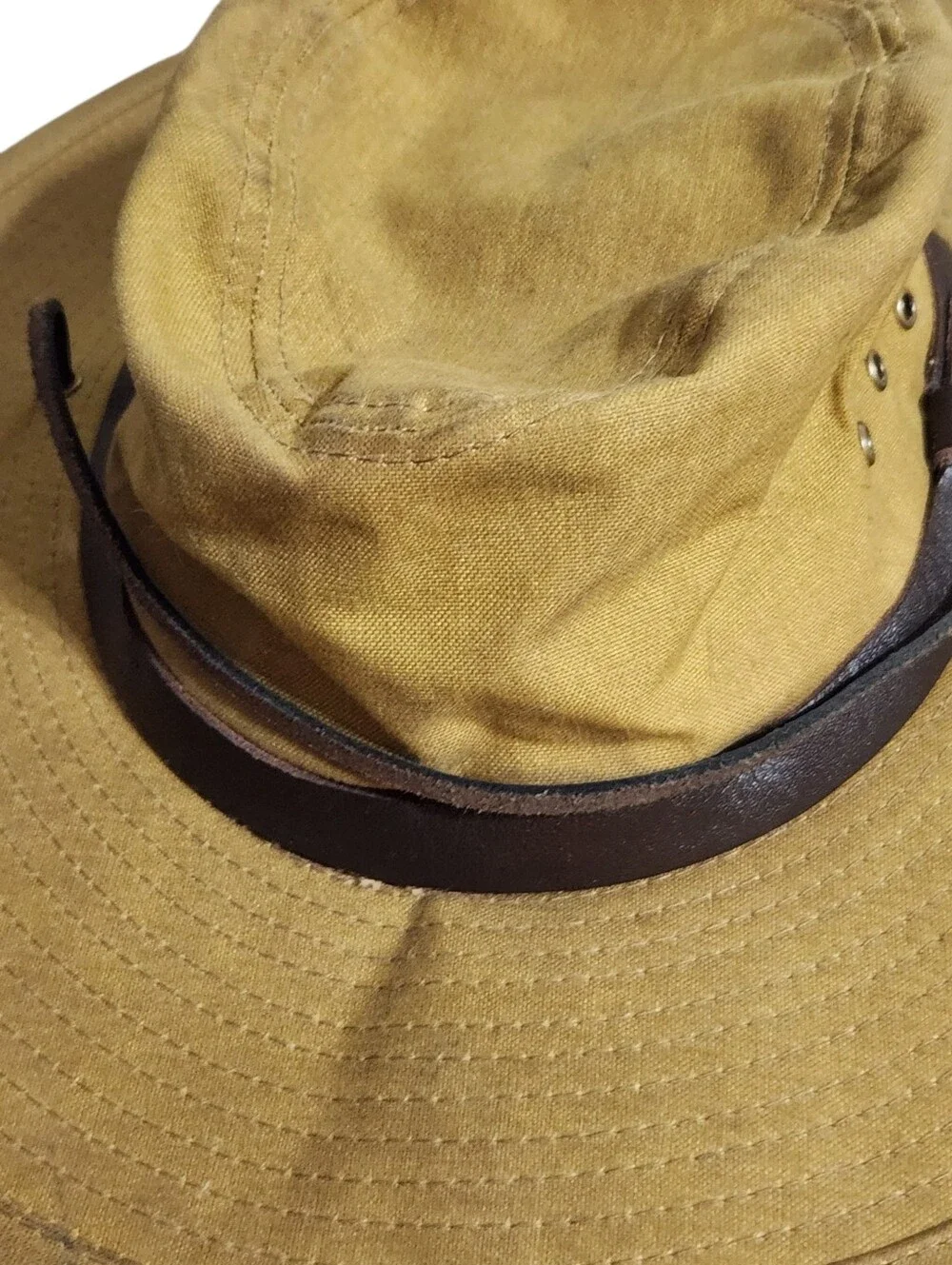 Filson Tin Bush Packer Hat Dark Tan Boonie Safari Outdoor Heritage Hiking